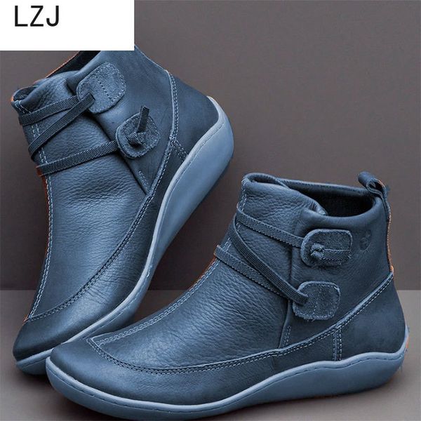 

boots women ankle boots roman pointed casual spring autumn women ladies western stretch fabric leather 35-43, Black