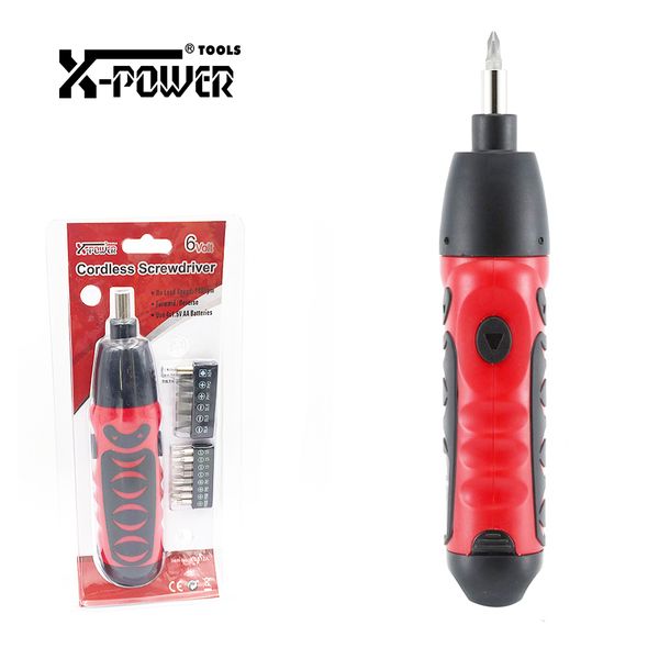 

mini electric screwdriver aa battery screw driver with 14 pcs screws home use diy soft grip with rubber