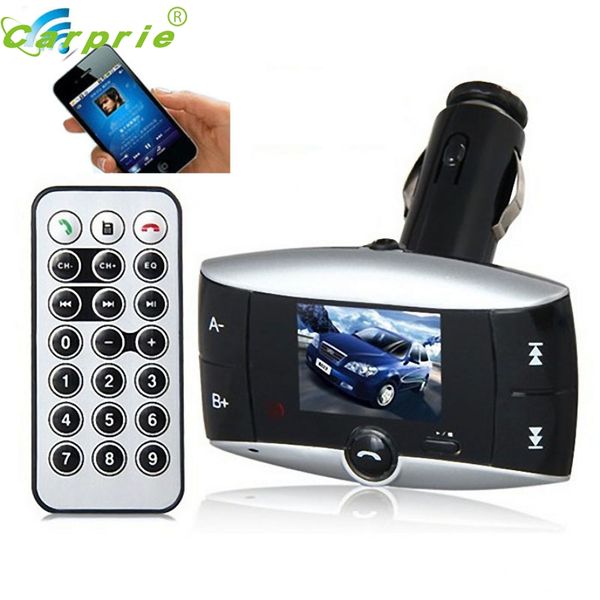 

car kit fm transmitter bluetooth modulator wireless mp3 player usb sd remote m27
