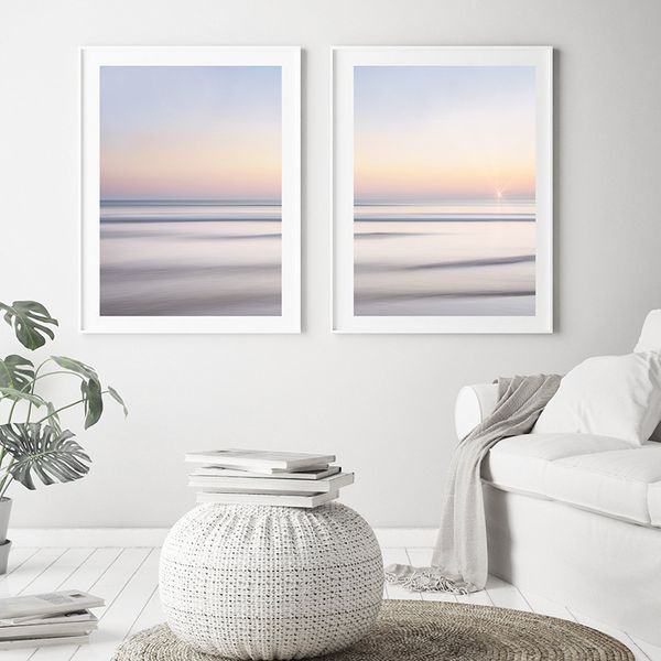 

плакаты природа пейзаж вс подъема уровня моря холст картина минимализм wall art print картины для гостиной украшение дома
