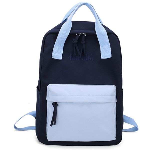 

ocardian 2019 fashion women's outdoor travel bag simple bag oxford with zipper solid color sac dos mochila j24