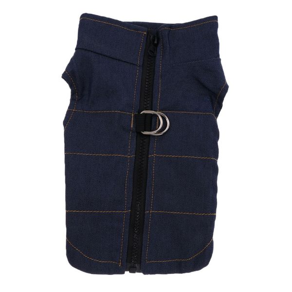 

spring summer denim vest coat jeans jacket cool clothes t shirt for pet dog