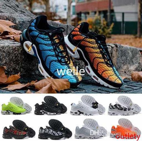 

2019 new tn plus greedy og running shoes for men tns plus tn se orange blue mens designer sports sneakers
