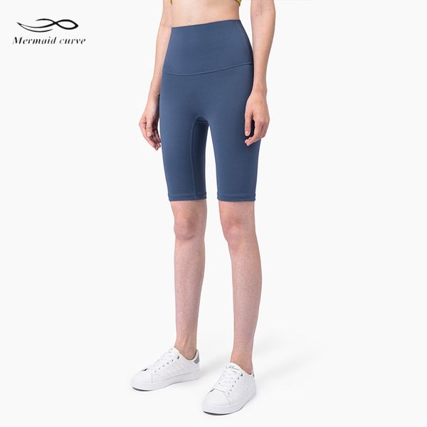 

mermaid curve new super high waist tighten the abdomen women running fitness shorts no embarrassing lines gym sports yoga shorts, White;red
