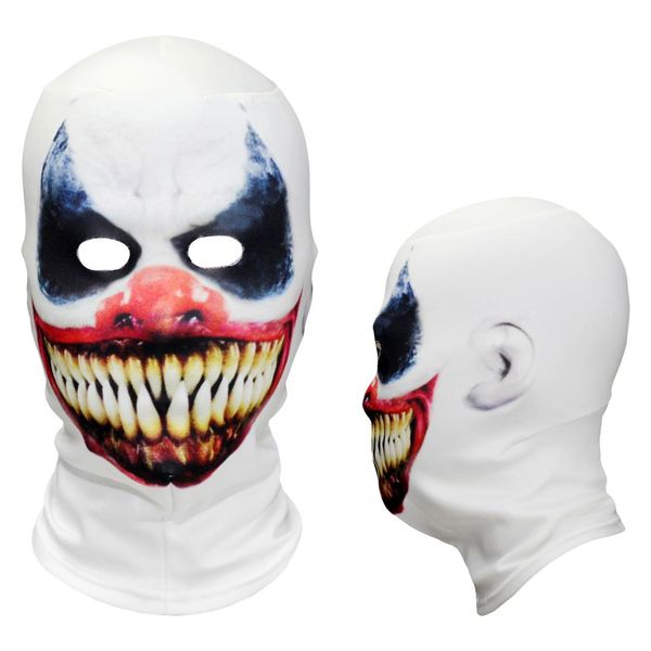 

3d scary clown horror smile killer clown puppet joker halloween party balaclava full face mask grim reaper costume for men women