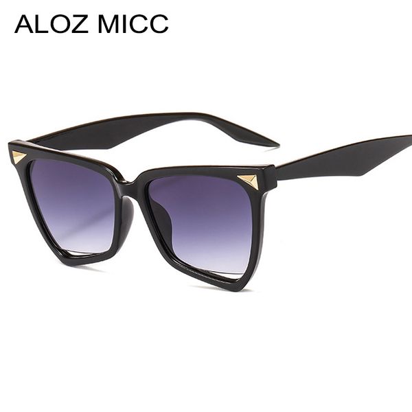 

aloz micc luxury colorful cat eye sunglasses women fashion shades unique hollow lens sunglasses female vintage oculos a368, White;black