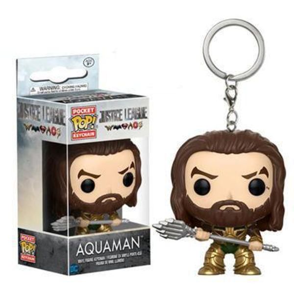 

cute funko pocket pop keychain aquaman vinyl figure keyring toy funko pop