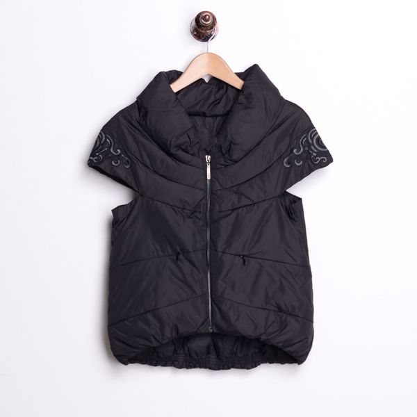 

2018 new style korean-style cotton-padded jacket winter coat women's thick down vest casual versatile down jacket fashion le254, Black;white