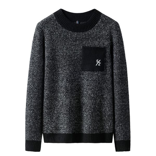 

sweater men casual o-neck pullover men autumn winter slim fit sweaters knitted solid pullovers, White;black