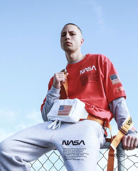 

Новый 19ss цапля Престон футболка Мужчины Женщины уличная Harajuku рубашка для мужская