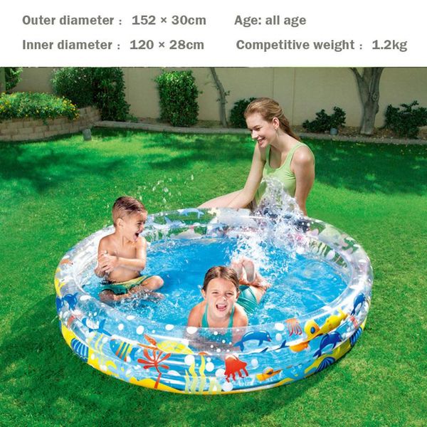 

лений баейн дл деей 152x30cm окѬй кѬђглй кѬй надђвной баейн fun пв пла