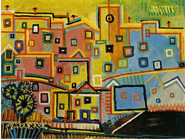 

пабло пикассо классическая картина маслом untitled домов и зданий экспрессионизм 100% ручной работы опытных painter на холсте picasso960