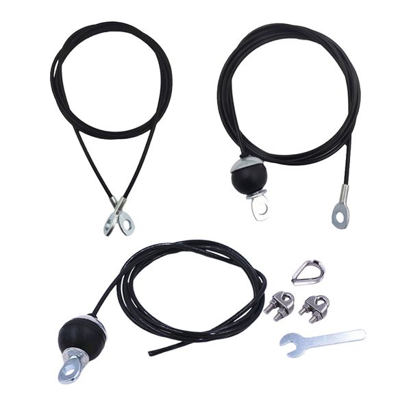 

3x fitness diy pulley cable machine system biceps triceps hand strength