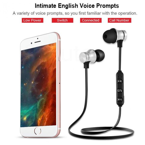 

Xt11 bluetooth headphone wirele port earphone head et bt 4 2 with mic mp3 earbud for phone lg martphone with retail box