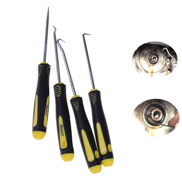 

4pcs/set home durable car hook oil seal o-ring seal remover pick set craft hand tools