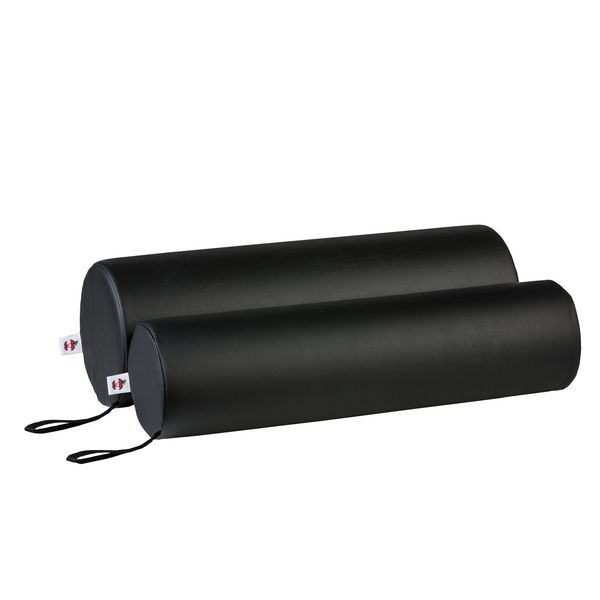 

core products round positioning roll w/ strap under legs arms feet body massage