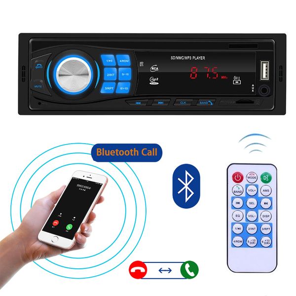 

1 din bluetooth car radio aux-in usb 12v auto stereo audio mp3 player in dash fm autoradio 1din