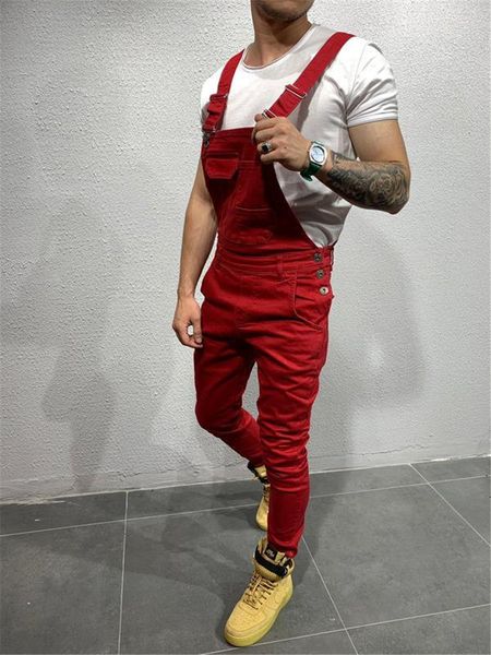 

мужские дизайнерские твердые комбинезоны брюки мода мужские брюки pancil с карманным украшением homme повседневные брюки-карго, Black