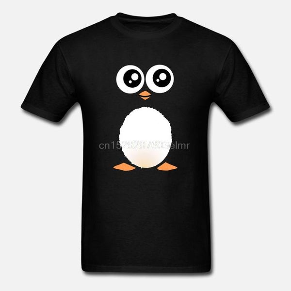 

cute penguin t-shirt - sweet cartoon cartoony animal tshirt, White;black