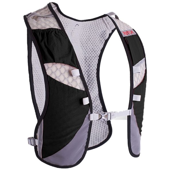 

rimix multifunction sports vest quick-drying breathable support vest running mobile phone bag water bag sports black, Black;blue