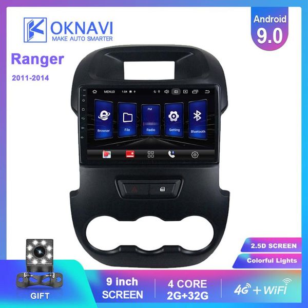 

oknavi 9'' android 9.0 car multimedia video system for ranger 20112012 2013 2014 radio video navigation gps 2din no dvd 4g car dvd