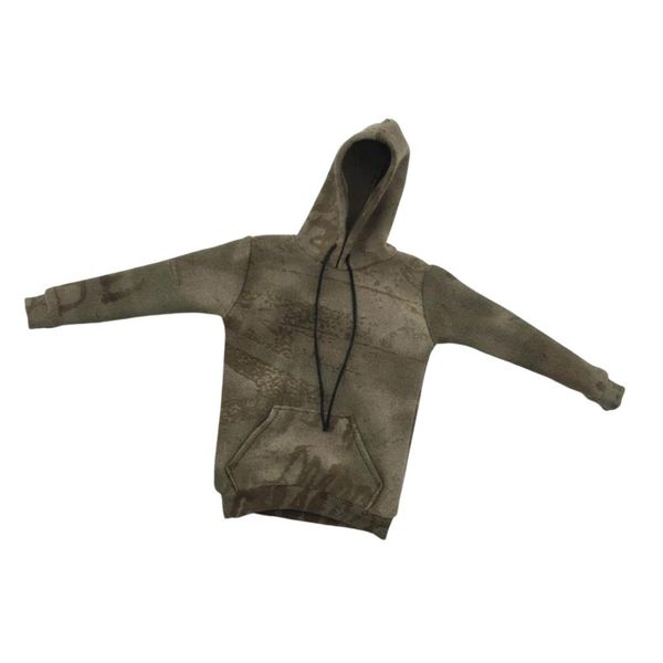 

1/6 scale army green hoodie sweatshirt for 12'' toys, sideshow male action figure