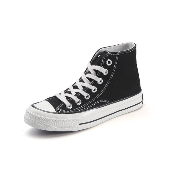 

new canvas shoes for women in spring and summer of 2019, Black