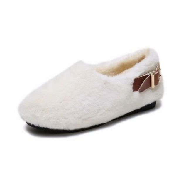 

2020 new winter women's shoes casual wild shallow mouth fashion cotton shoes one pedal comfortable large size flat, Black