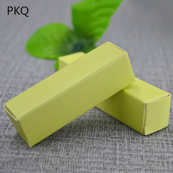 

50шт 2*2*7.1 см небольшие косметические картонные коробки бумажная губная помада упаковочная коробка крафт бумажная трубка подарочная коробк