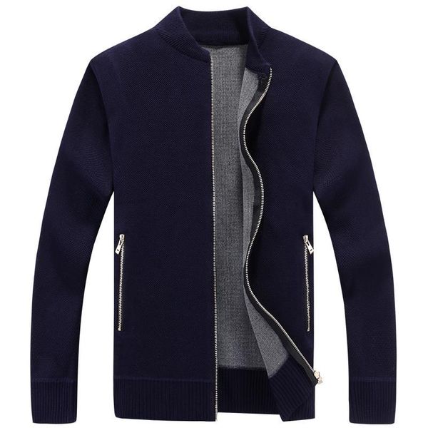 

casual sweater men pullover clothes thicken cardigan men's clothing velvet sweaters man plus size 3xl new, White;black