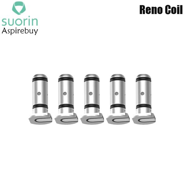 

Suorin Reno Замена катушки сетки катушки 1.0ohm Сопротивление катушки для Reno Картридж Suorin Reno Pod System Kit 5 шт / уп 100% оригинал