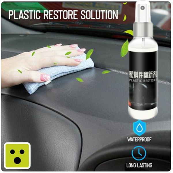 

2020 car polish interior plastic part retreading coating paste maintenance plastic parts retreading wax instrument panel agent