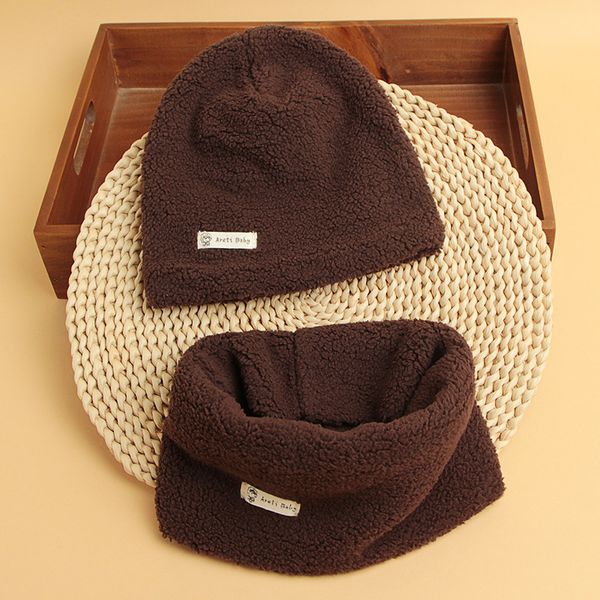 

newborn hat baby beanie cotton baby hat scarf winter warm suit children caps boy hats and caps muts roze, Yellow
