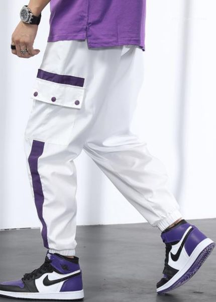 

ninth pencil pants male loose trousers mens clothes hiphop mens harem pants fashion track, Black