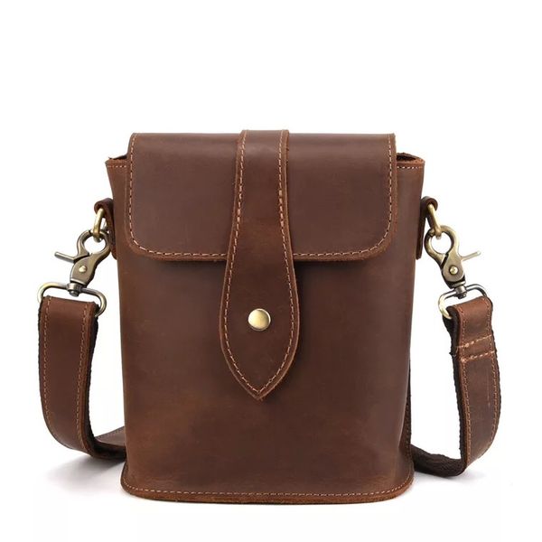 

genuine leather mens bags male crossbody bags small flap casual messenger bag men's crazy horse leather tote bag vintage
