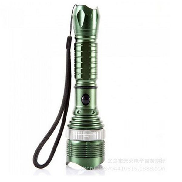 

cree xpe rotating dimming charge light long s flashlight