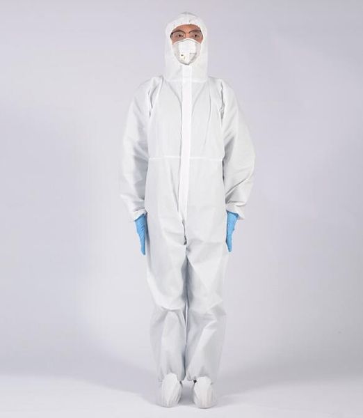 

одноразовая медицинская защитная одежда one piece full body anti airborne virus epidemic chemical protective clothing изолирующая одежда
