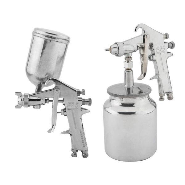 

400ml gravity feed mini spray gun airbrush 1.5mm nozzle cars paint sprayer