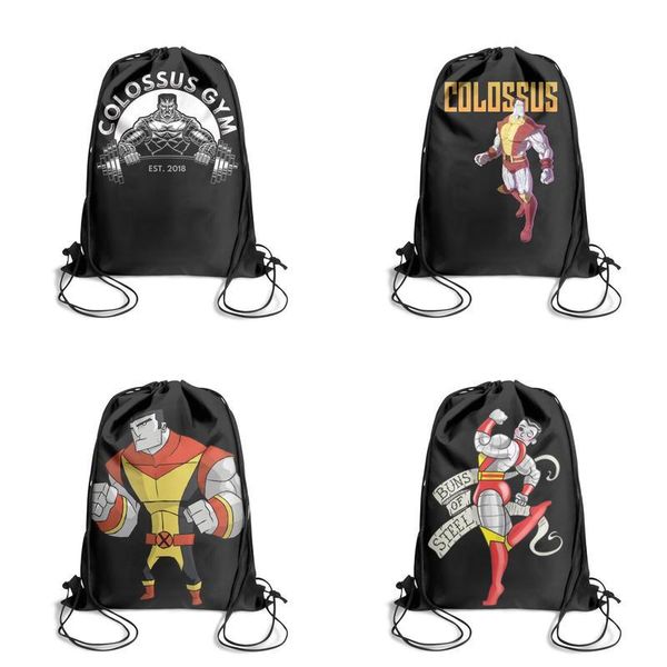 

колосс х мужчин тренажерный зал barbellfashion подпруга ремень рюкзака, дизайн ретро характер многоразовые струнный пакет, подходящий для шт