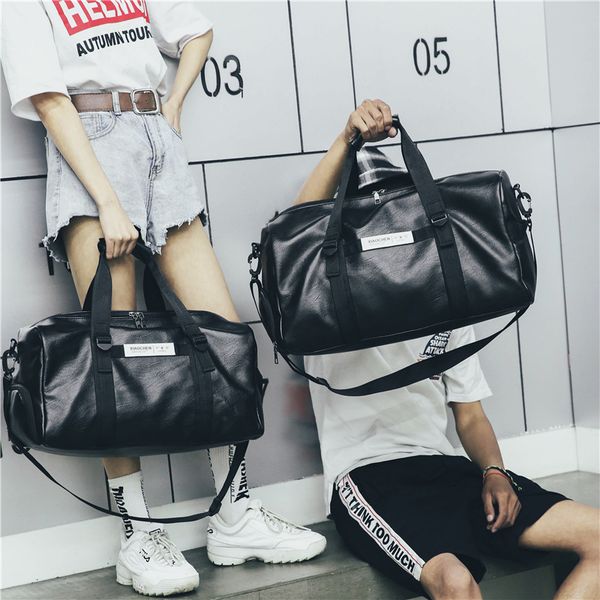 

korean style travel bag men and women fitness bag yoga sports training
