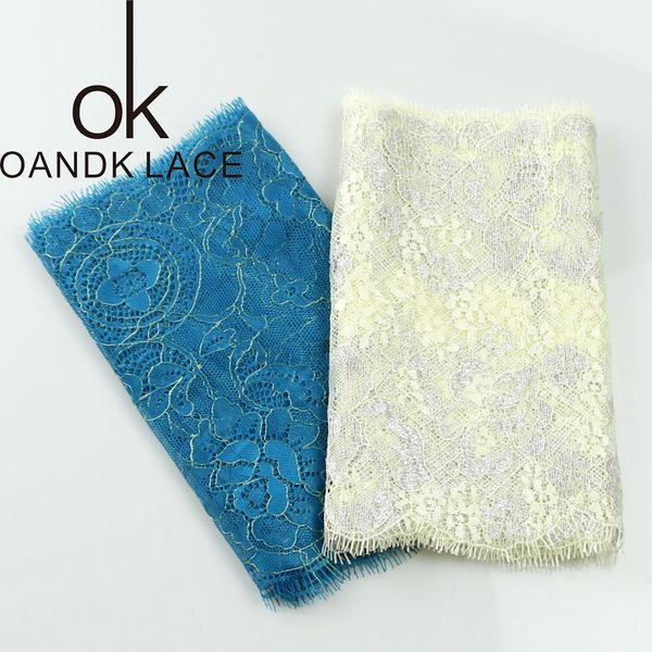

150cm new style18.5-20cm wide, eyelash fringe lace trim fabric,diy sewing garment accessories quilting mate rial craft, Pink;blue