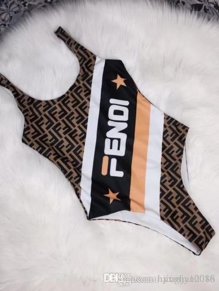 

New backle women bikini f brand letter printed bathing uit for lady de igner brand outdoor wim wear