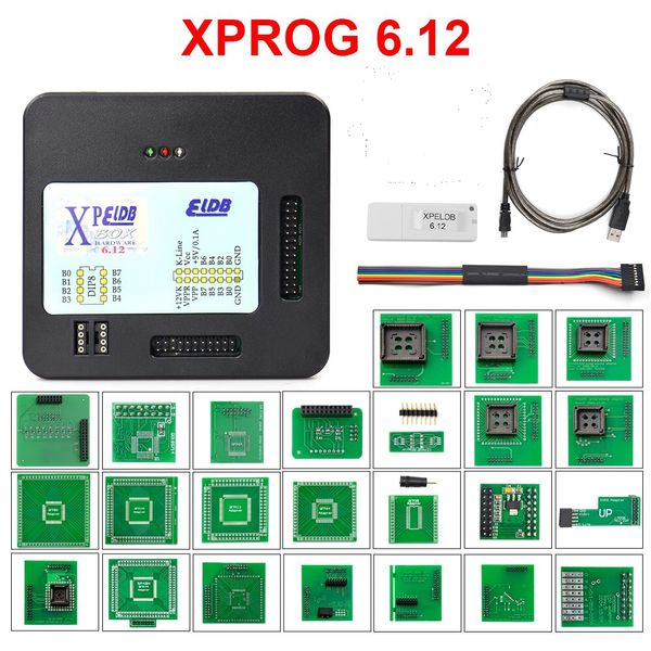 

xprog-m v6.12 ecu programmer xprog usb dongle fw v5.4 x-prog