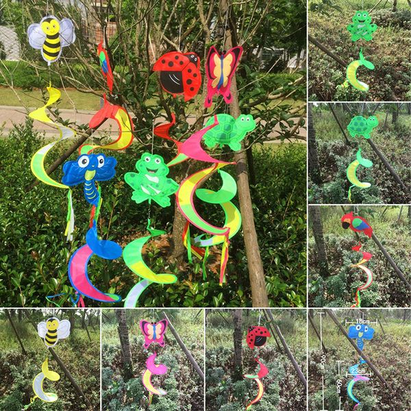 

animal spiral windmill colorful wind spinner lawn garden yard outdoor decor