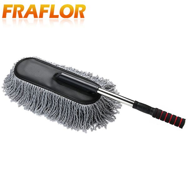 

large microfiber telescoping car wash body duster brush dirt dust mop cleaning tool dusting mops dusters