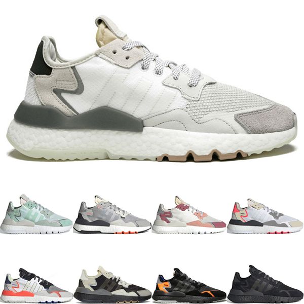 

adidas nite jogger горячие продает мужчины женщина nite jogger кроссовок 3m светоотражающая дышащие спортивная обувь тройного черное все бел