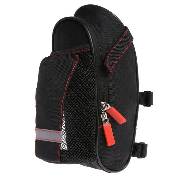 

bicycle saddle bag with water bottle pocket waterproof mtb bike rear bags cycling rear seat tail bag panniers bags