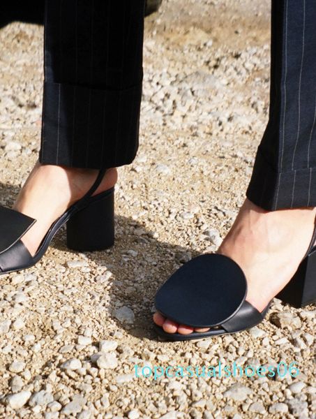 

geometric shapes white navy blue ladies sandals unique designer low heels genuine leather summer t show gladiators female shoes open toe 06t, Black