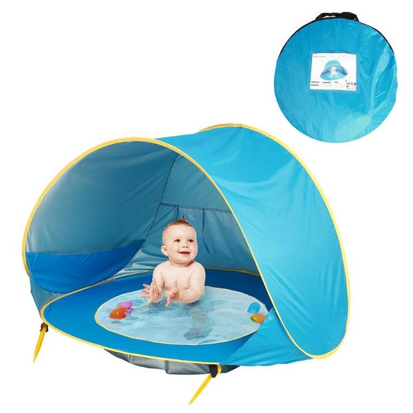 

baby beach tent children waterproof sun awning tent uv-protect sunshelter mini pool sec88