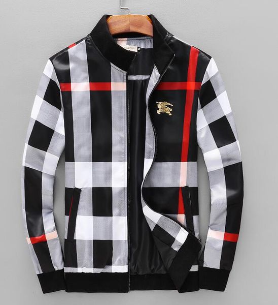 

2019 pring and ummer plaid tanding collar jacket new brand men 039 boutique fa hion 3d plaid jacket coat